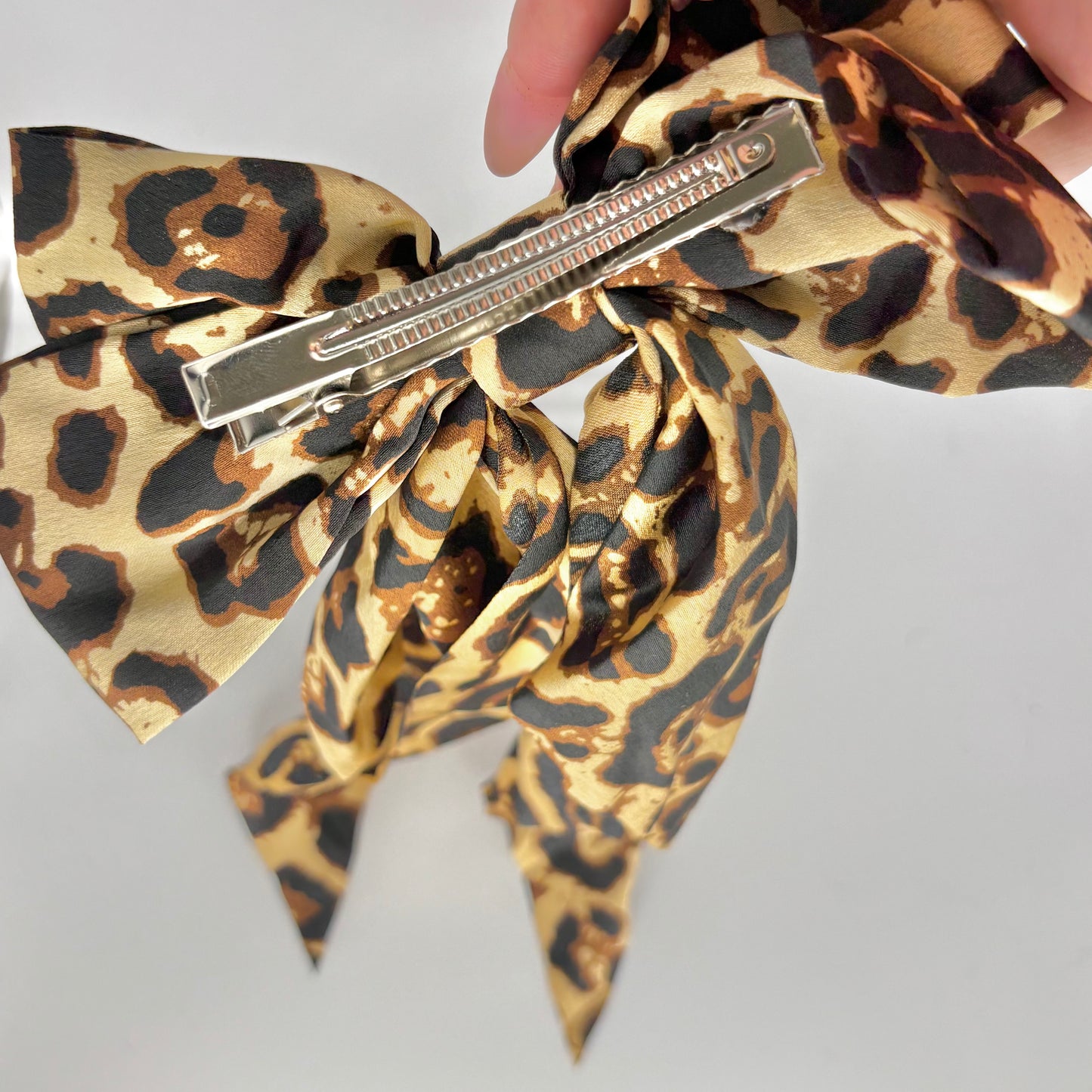 Leopard print Hair Bow