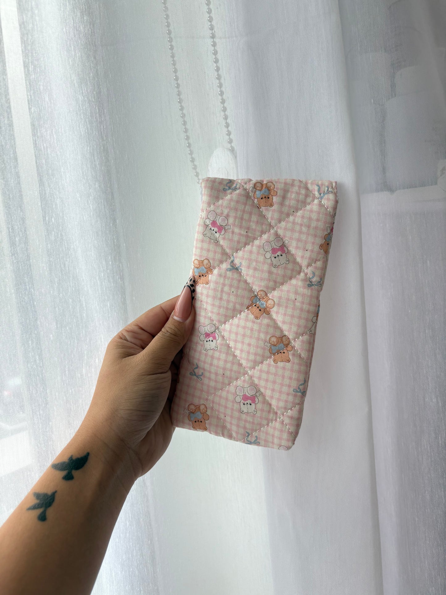 Teddy Bear Pink Lip Essential Pouch