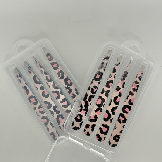 Leopard print Tweezer Set