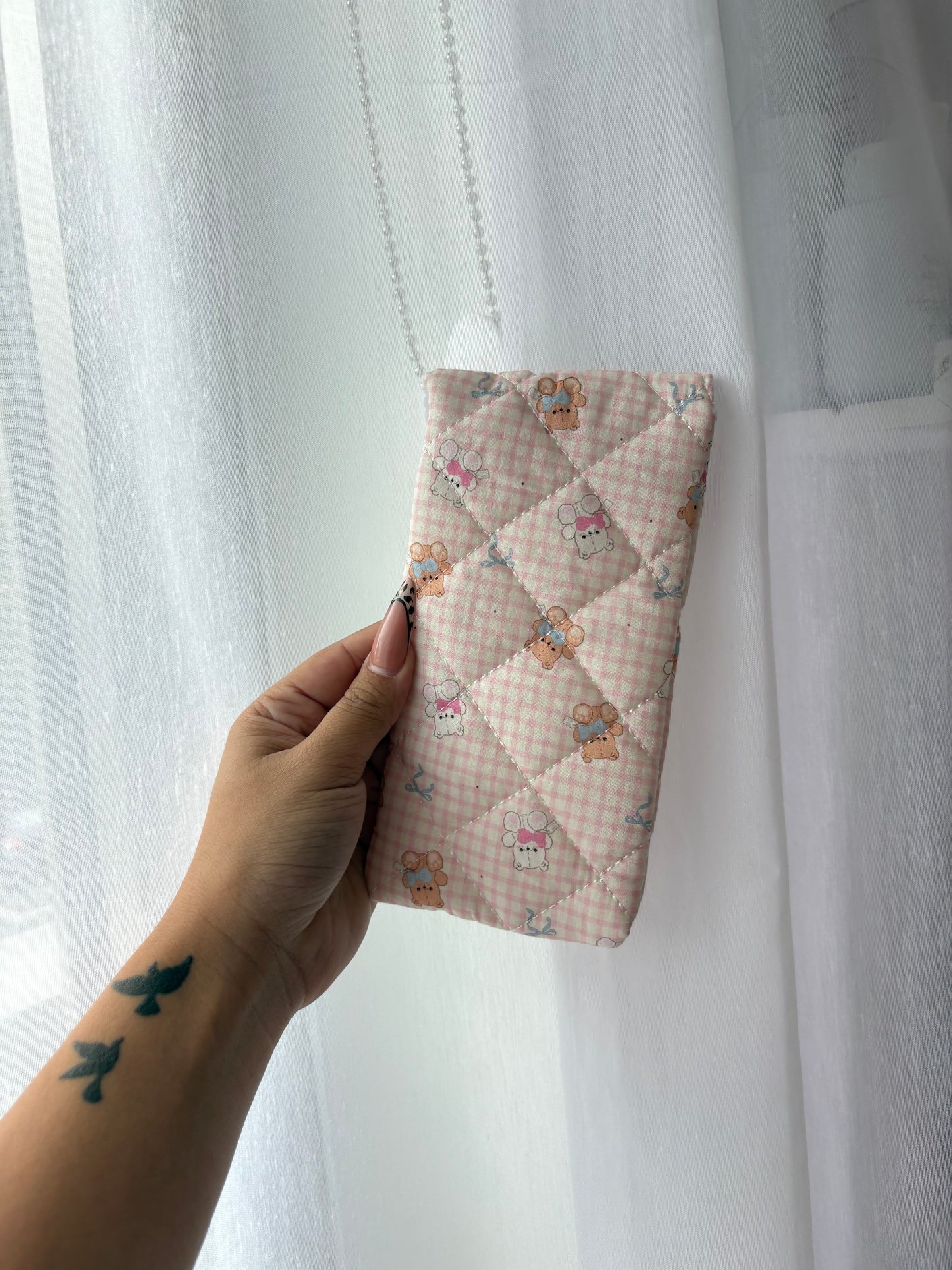 Teddy Bear Pink Lip Essential Pouch