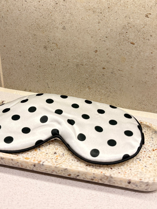 Polka dot Luxe Eye mask