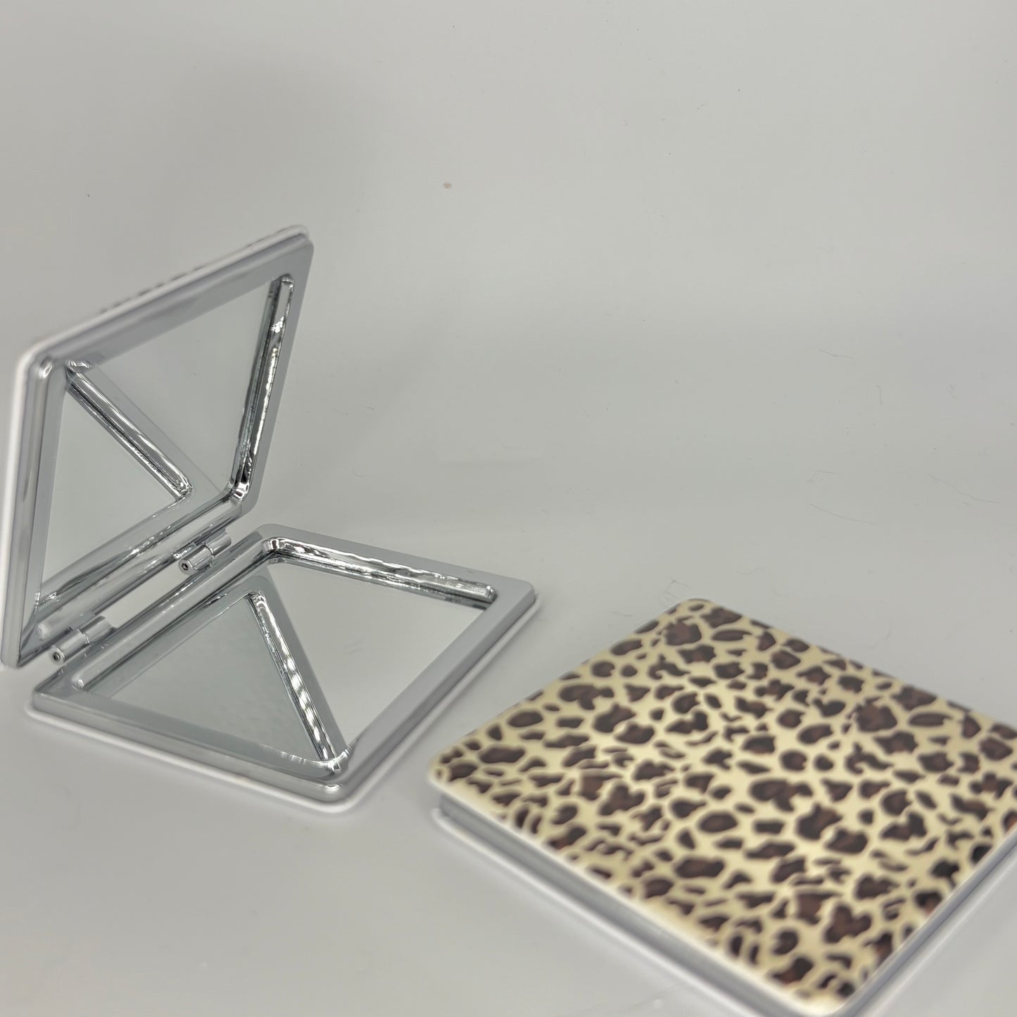 Leopard print mirror