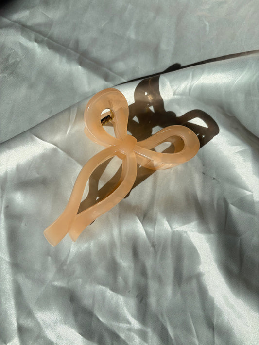Jelly Bow Claw Clips