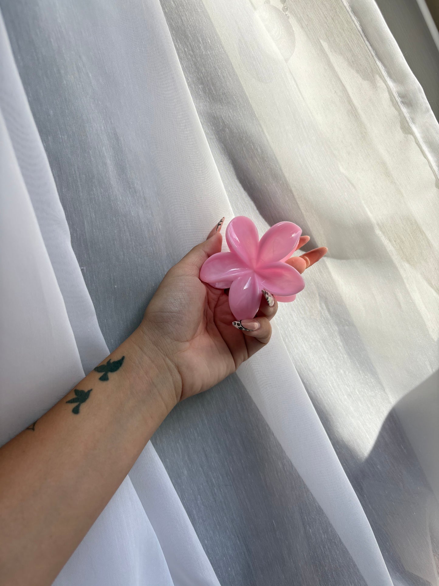 Hibiscus Flower Claw Clips