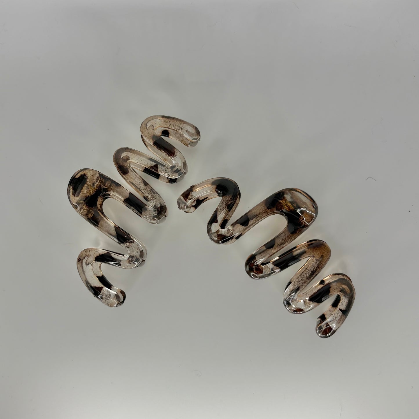 Leopard print funky clip