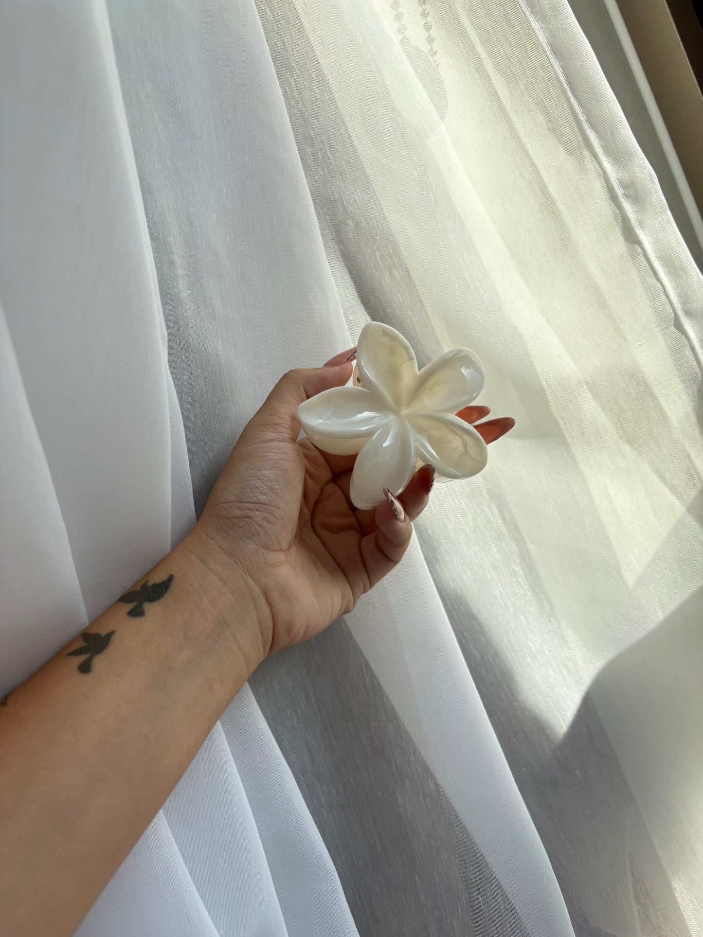 Hibiscus Flower Claw Clips