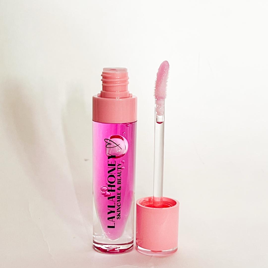 No Filter Needed Lip Oil (Cherry Scented / Baby Pink Tint)