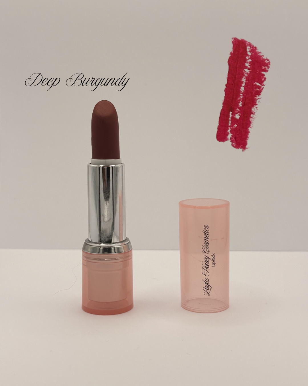Deep Burgundy Lipstick
