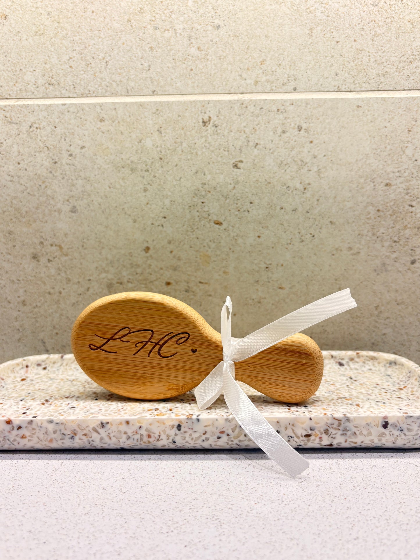 Wooden Engraved Hairbrush