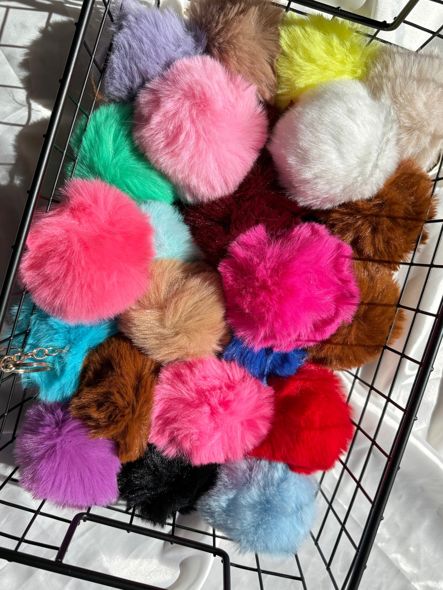 Pom Pom Keychain