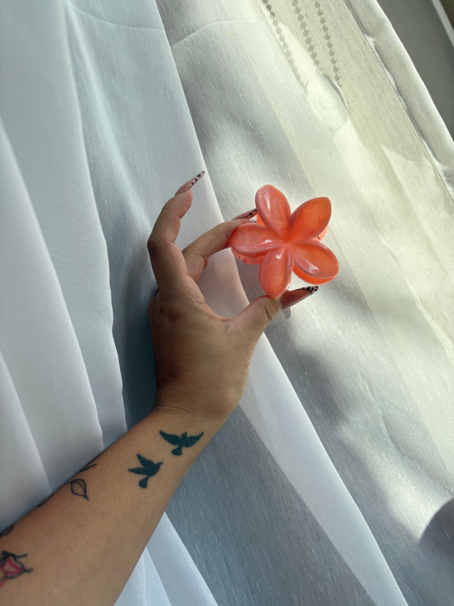 Hibiscus Flower Claw Clips
