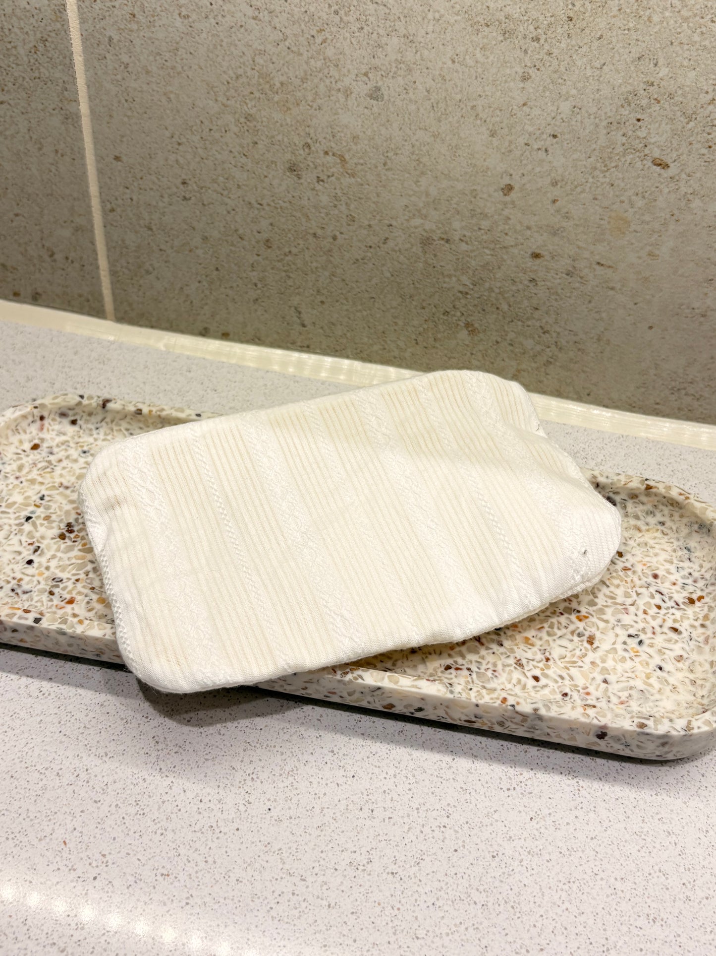 Lace Luxe Makeup Pouch Cream