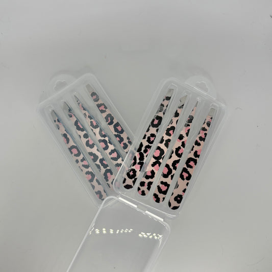 Leopard print Tweezer Set