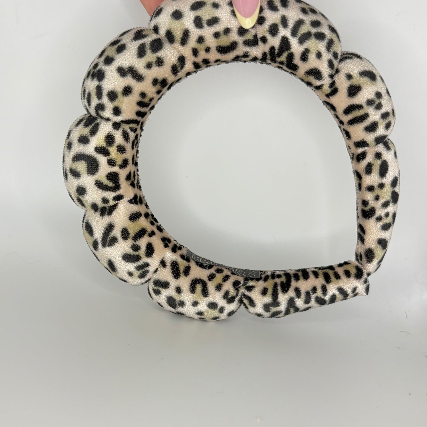 Makeup headband leopard print band