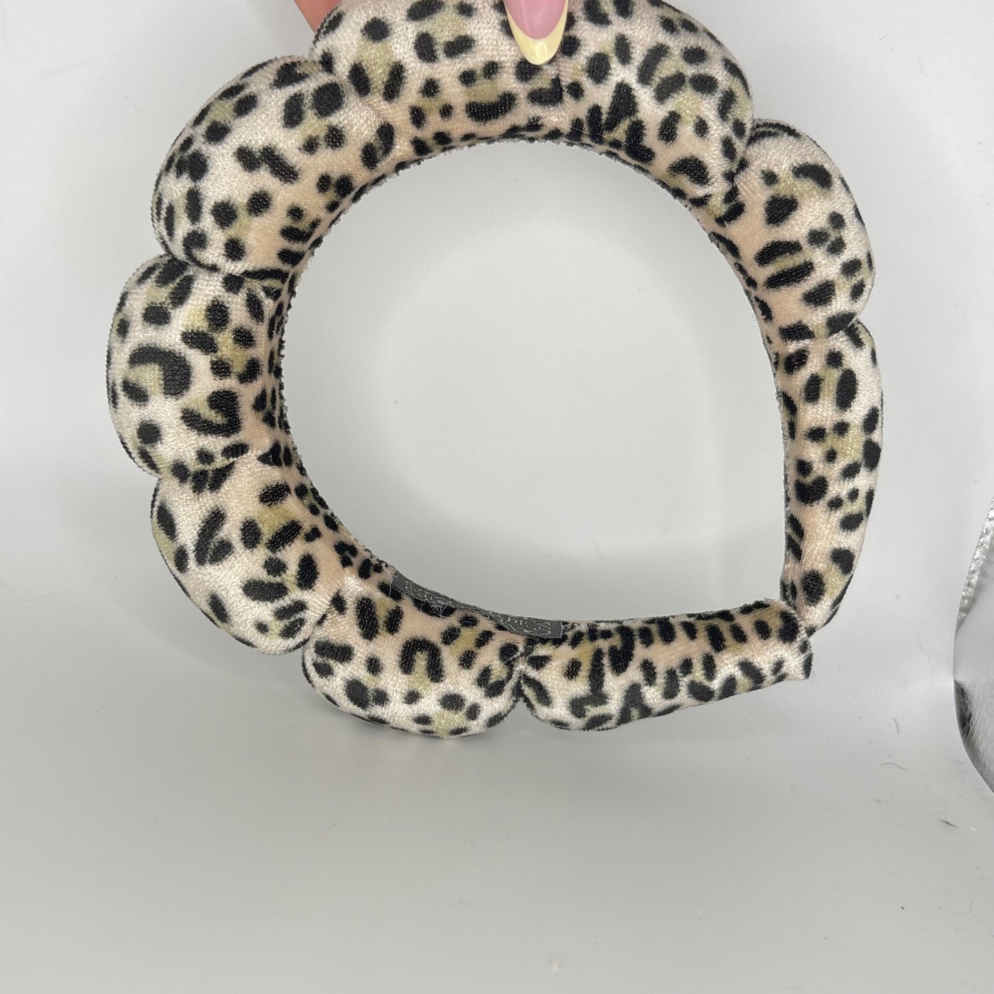 Makeup headband leopard print band