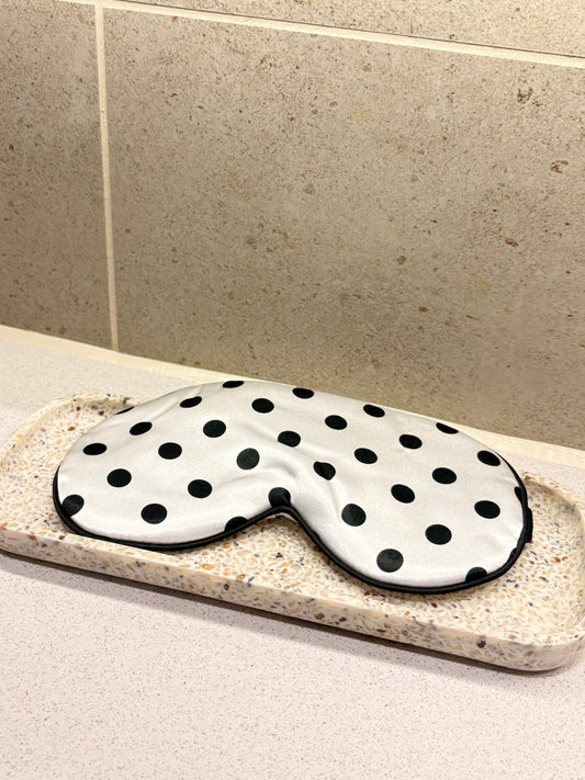 Polka dot Luxe Eye mask