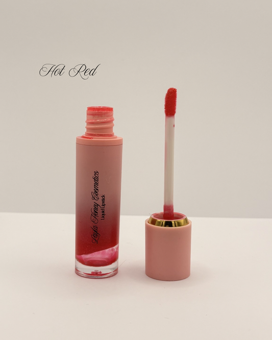 Liquid Lipstick By Layla Honey Cosmetics, Glossy, Pigmented, Non-Sticky, Vibrant