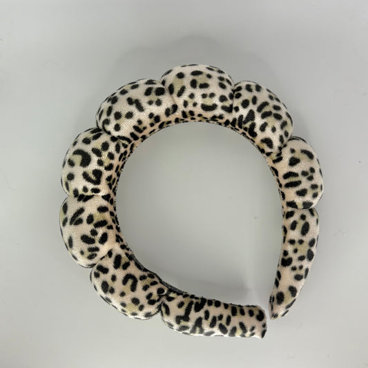 Makeup headband leopard print band