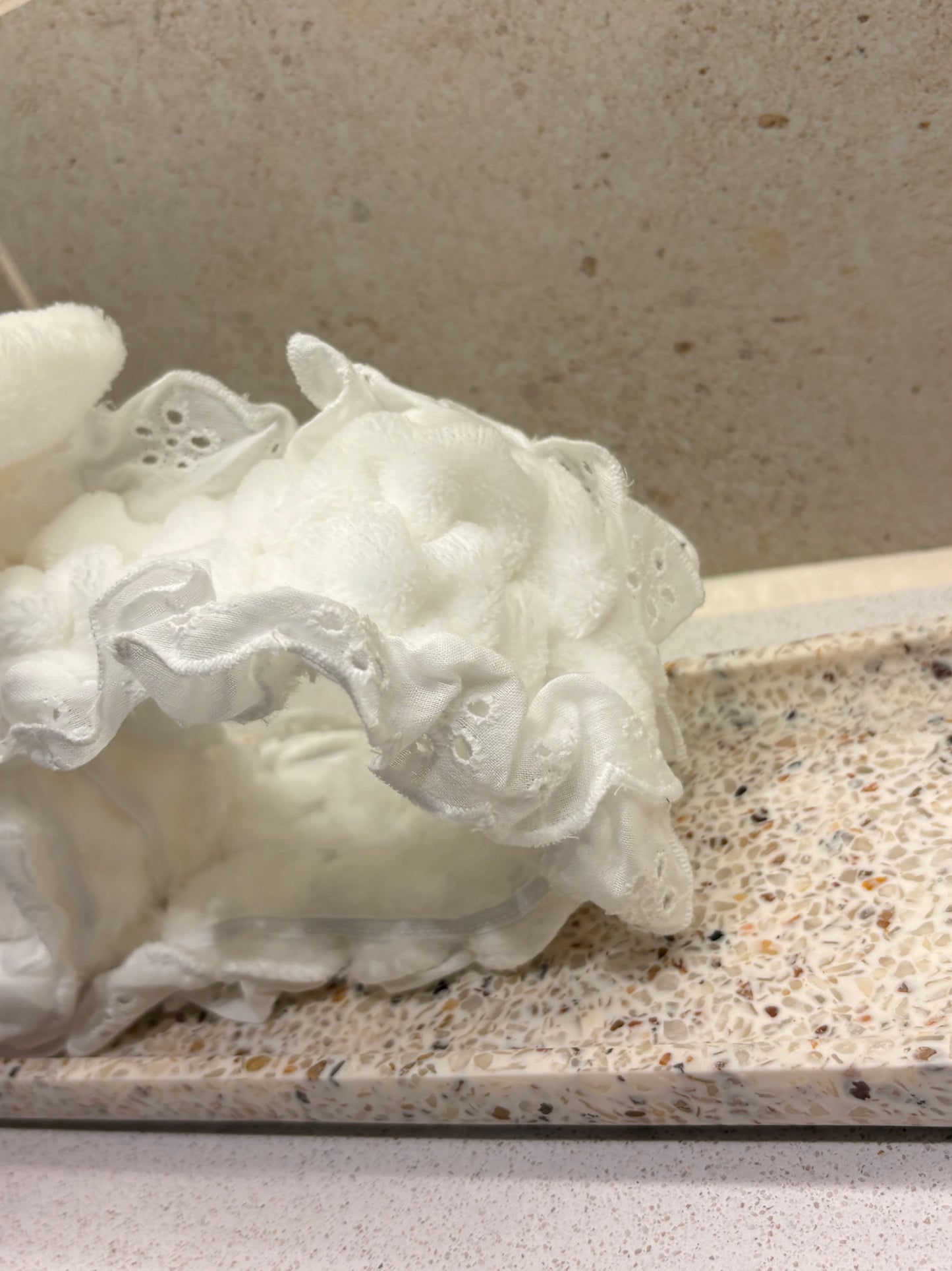 Lace Fluffy Trim Headband