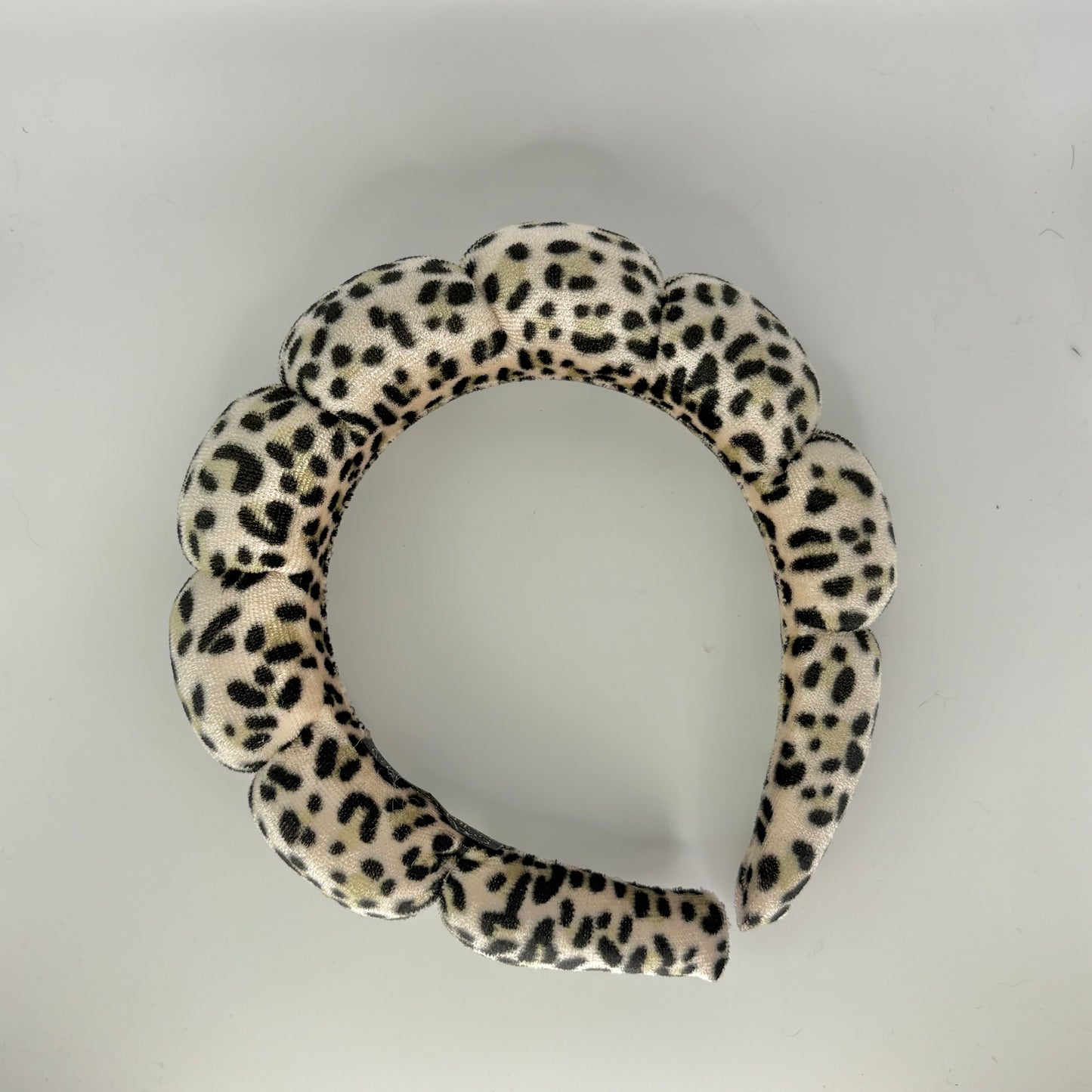 Makeup headband leopard print band