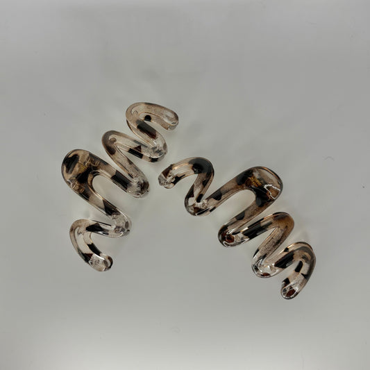 Leopard print funky clip