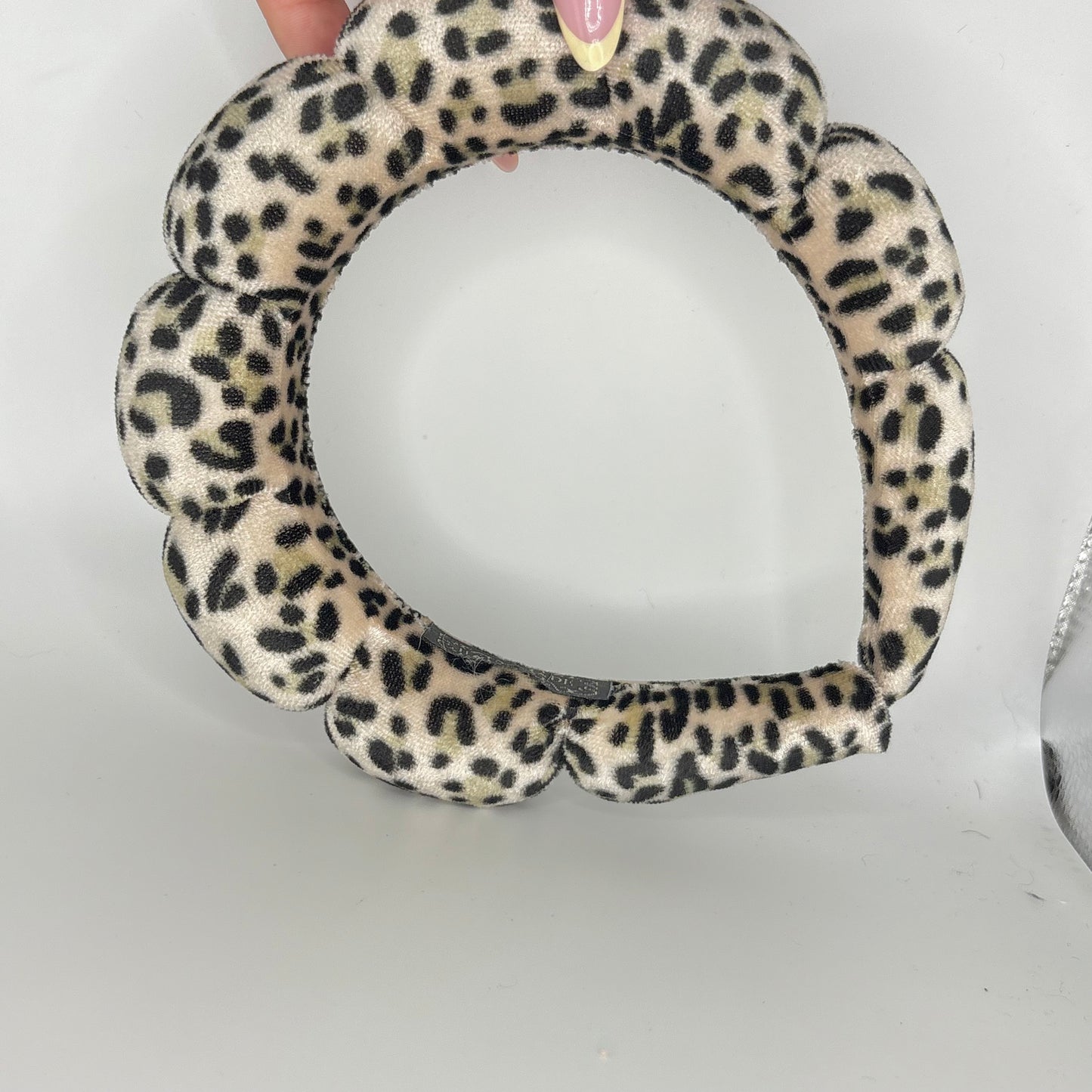 Makeup headband leopard print band