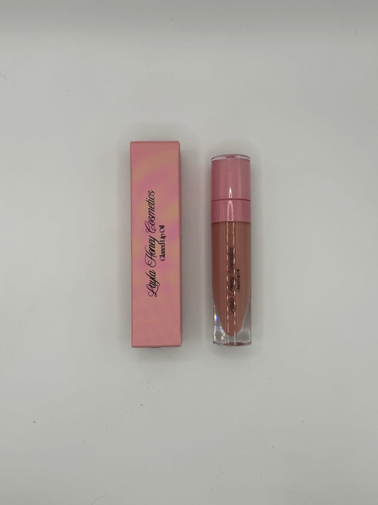 Crème brûlée Lip Oil (Tinted Brown/ crème brulee scented)