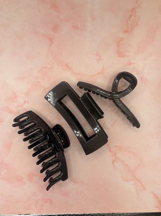 Autumn brown claw clips