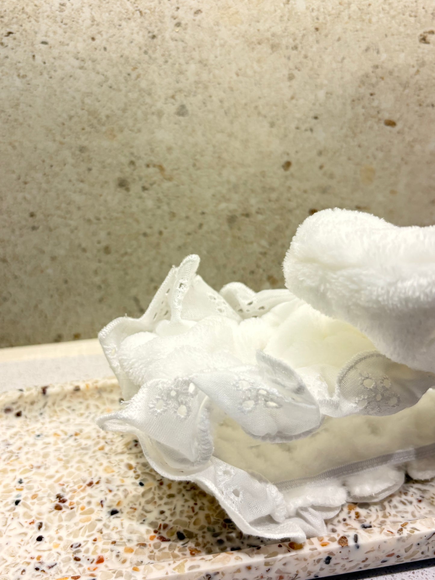 Lace Fluffy Trim Headband