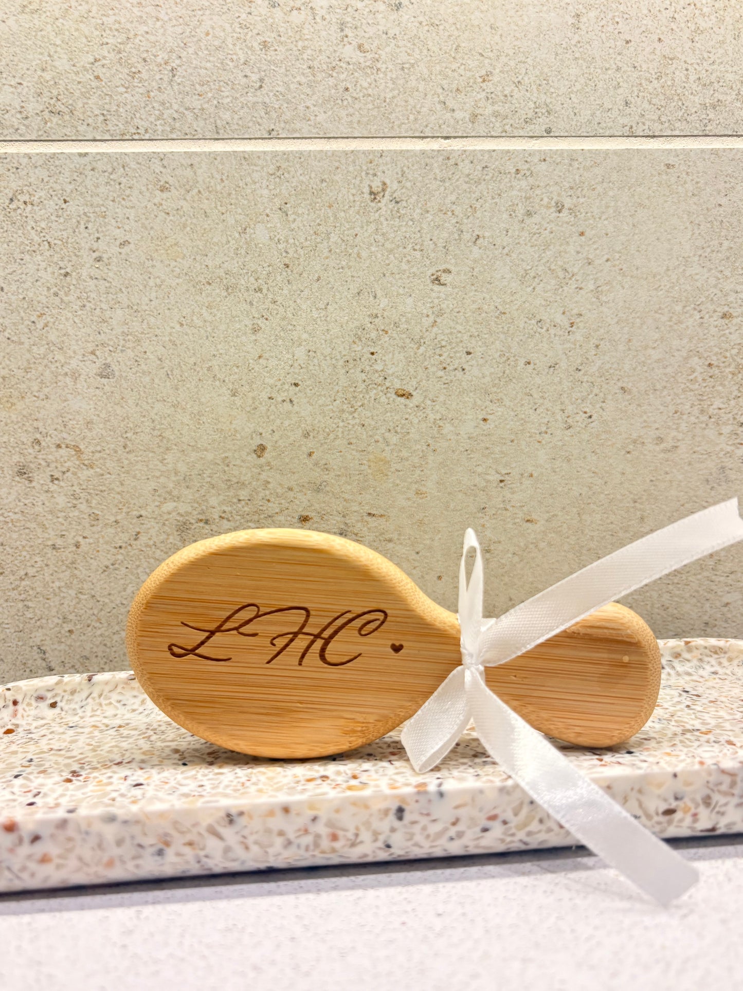 Wooden Engraved Hairbrush