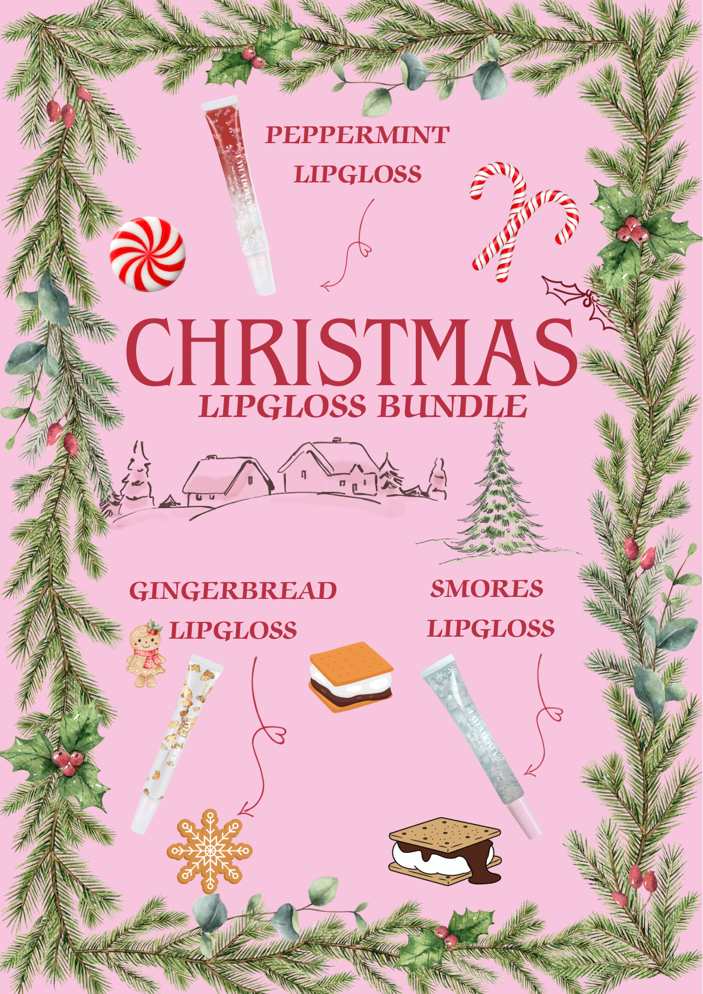 Pre Order 10am Christmas Lipgloss Bundle