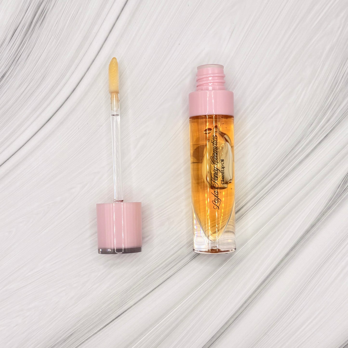 Lip Oil Clear, By Layla Honey Cosmetics, Natural, Organic, Vegan, Non-Sticky, Natural Scented
