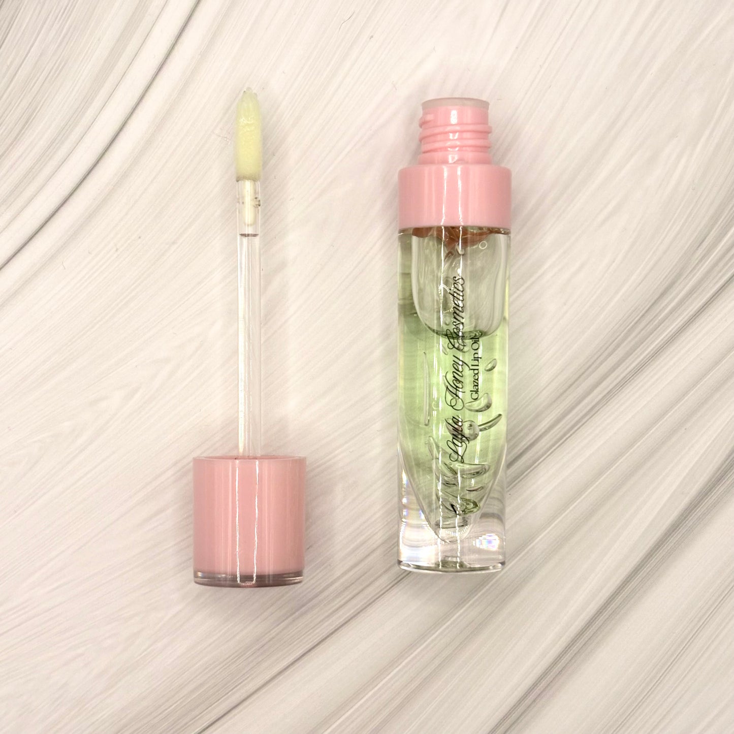 Lip Oil Clear, By Layla Honey Cosmetics, Natural, Organic, Vegan, Non-Sticky, Natural Scented