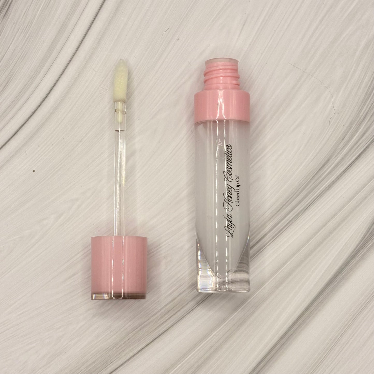 Lip Oil Clear, By Layla Honey Cosmetics, Natural, Organic, Vegan, Non-Sticky, Natural Scented