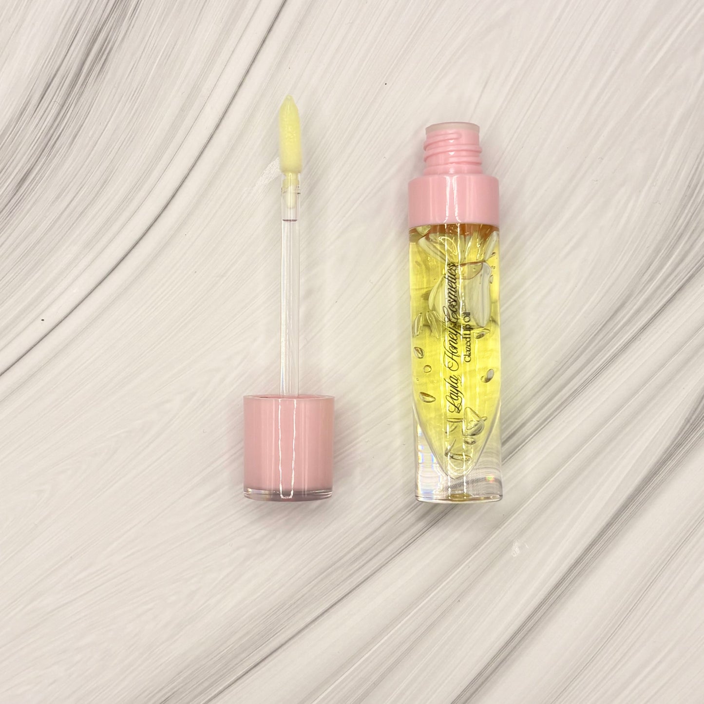 Lip Oil Clear, By Layla Honey Cosmetics, Natural, Organic, Vegan, Non-Sticky, Natural Scented