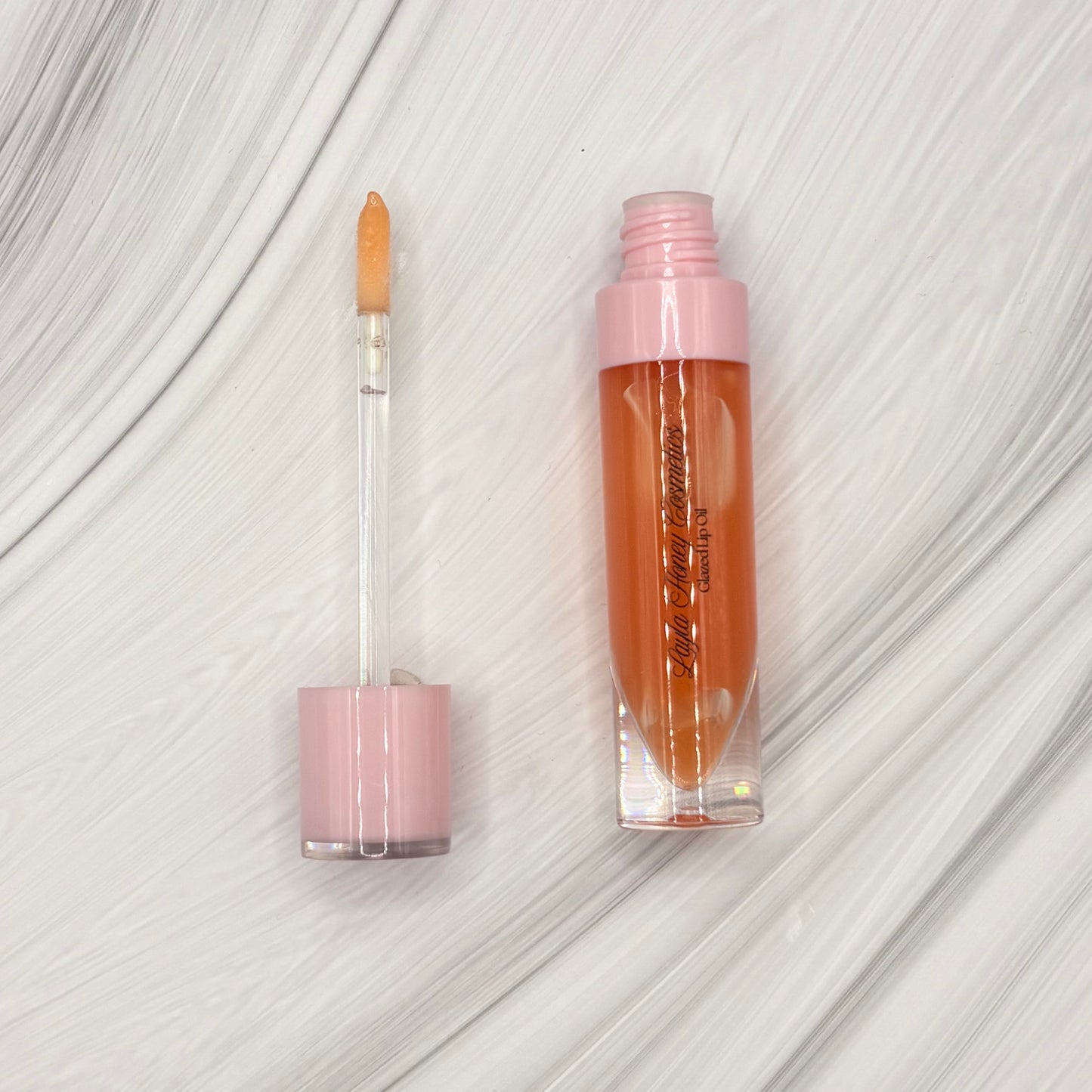 Lip Oil Clear, By Layla Honey Cosmetics, Natural, Organic, Vegan, Non-Sticky, Natural Scented