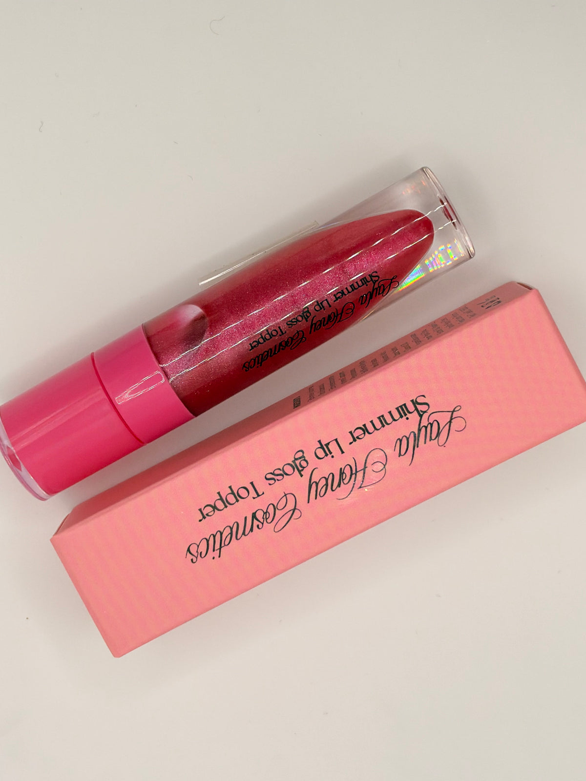 Hot Raspberry Shimmer Lip Gloss topper