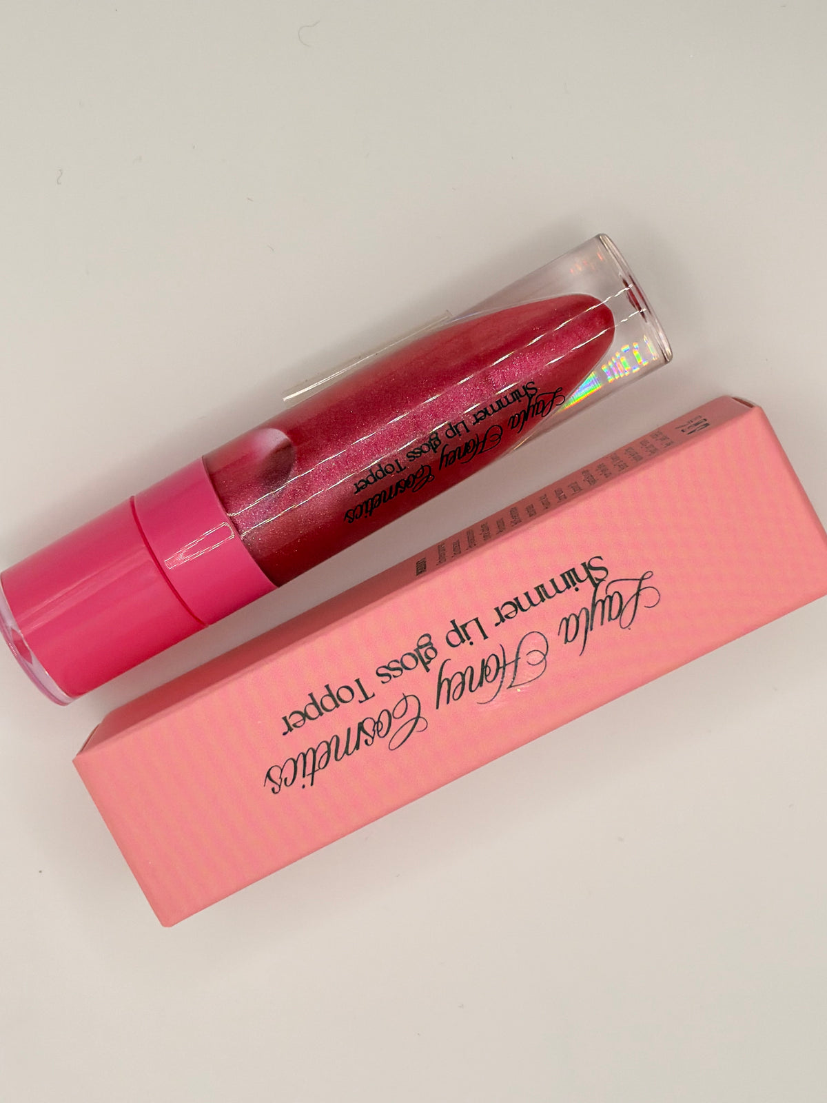Hot Raspberry Shimmer Lip Gloss topper