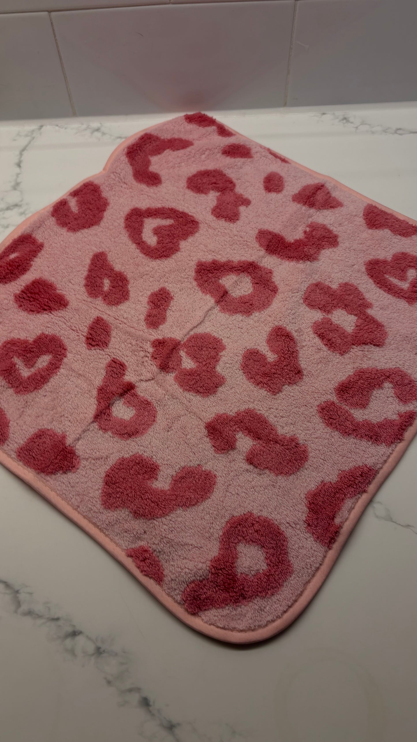 Pink Leopard Print Exclusive Hand Towel