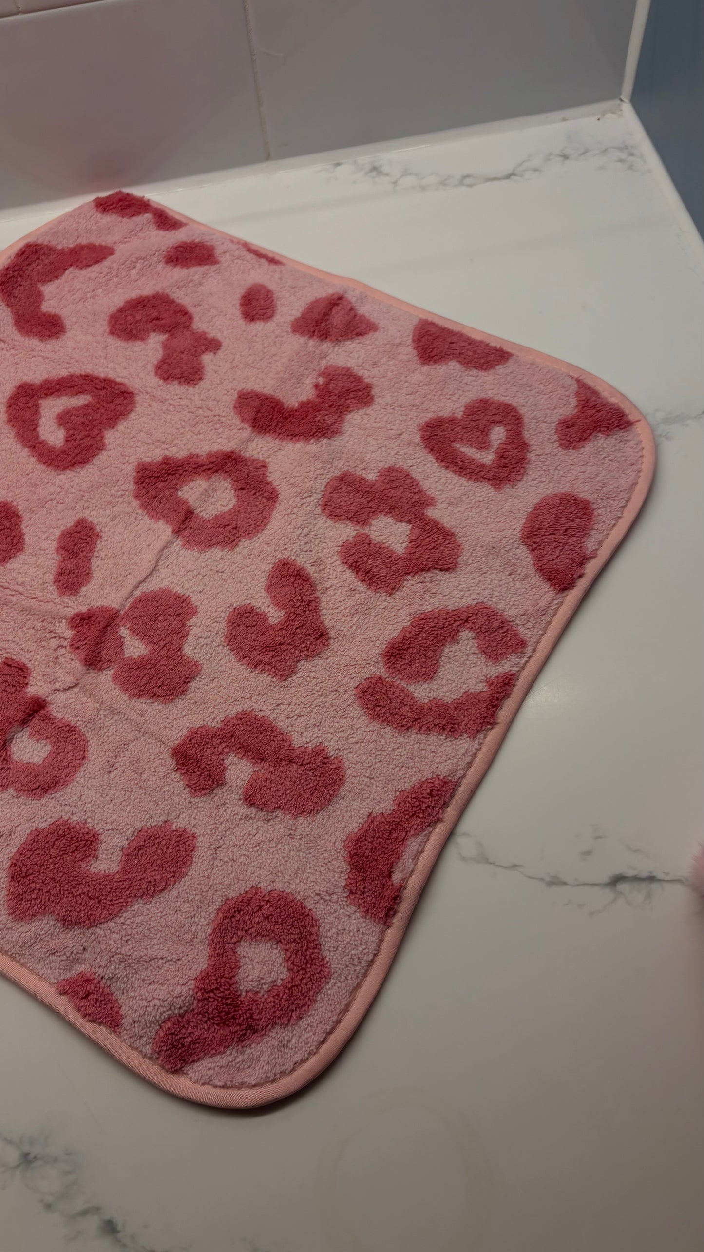 Pink Leopard Print Exclusive Hand Towel