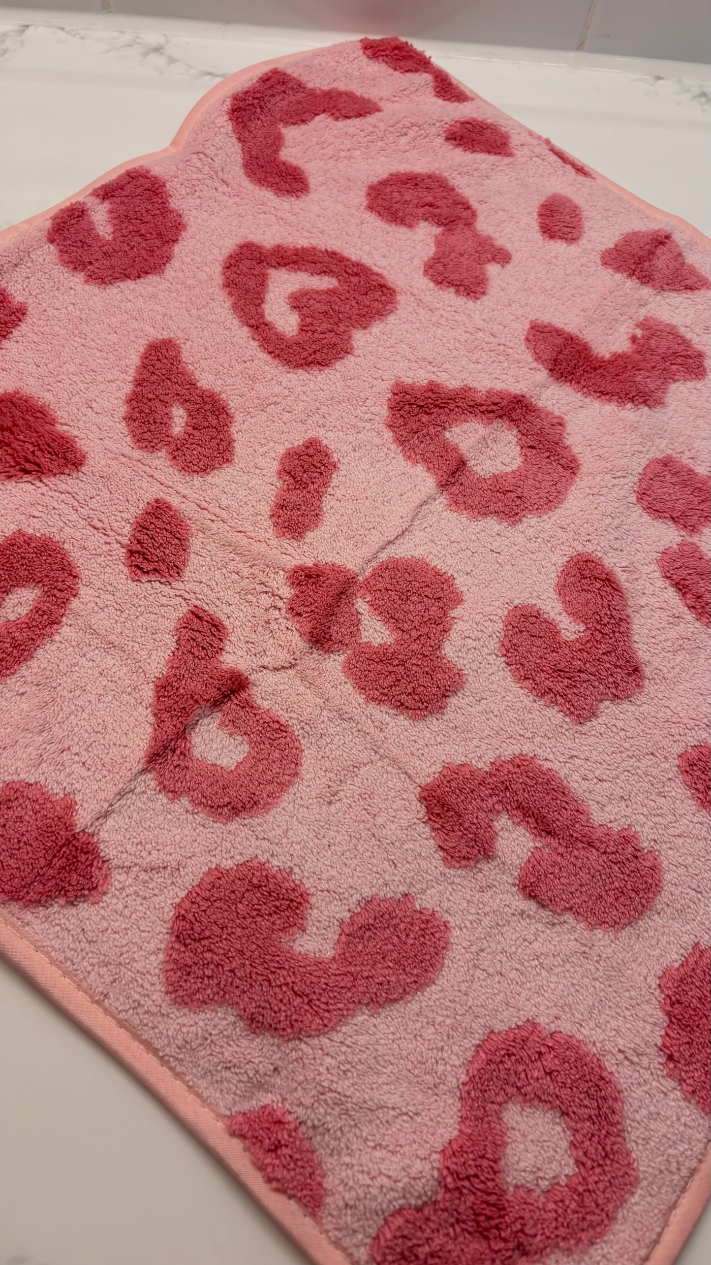 Pink Leopard Print Exclusive Hand Towel