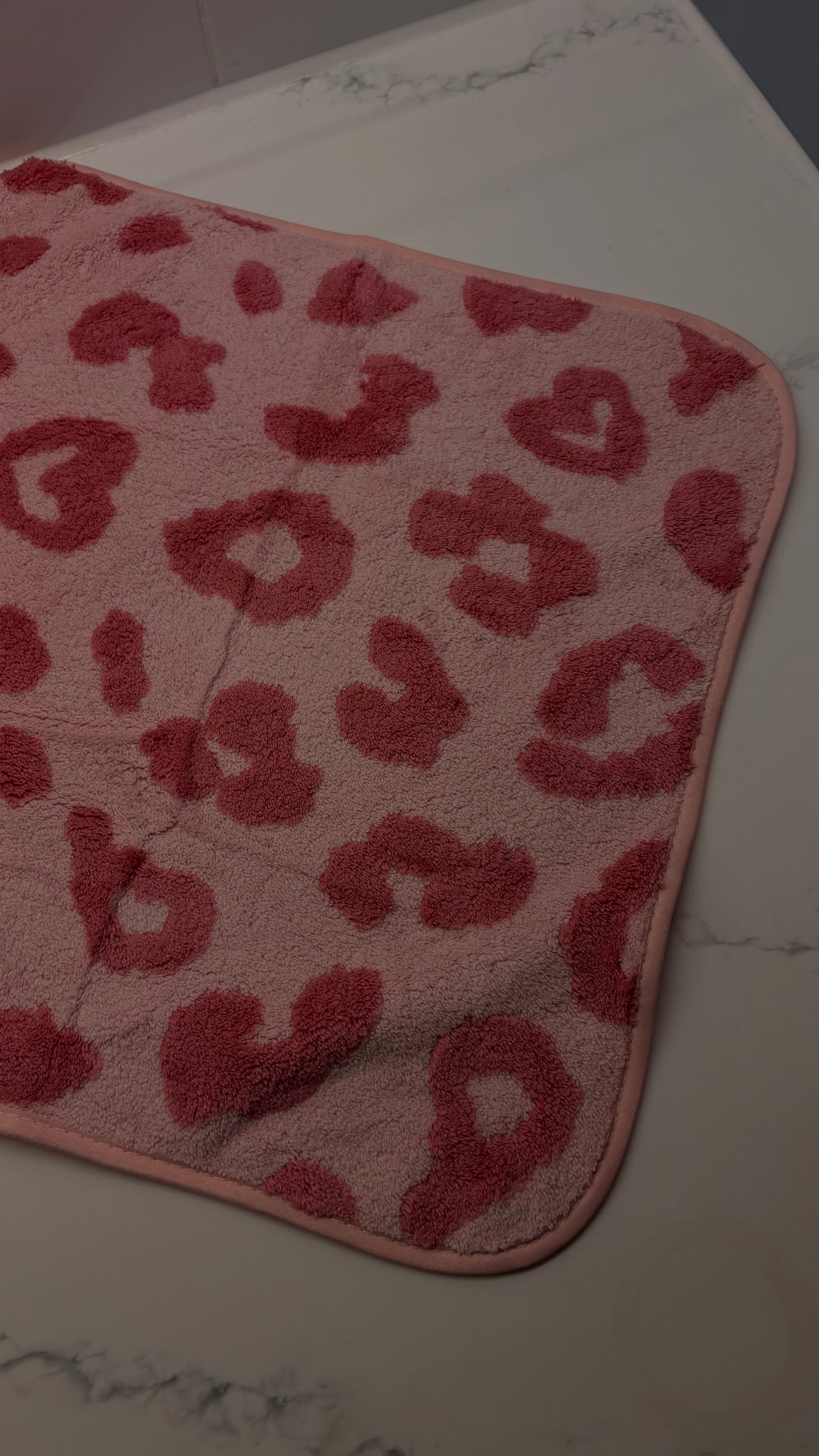 Pink Leopard Print Exclusive Hand Towel