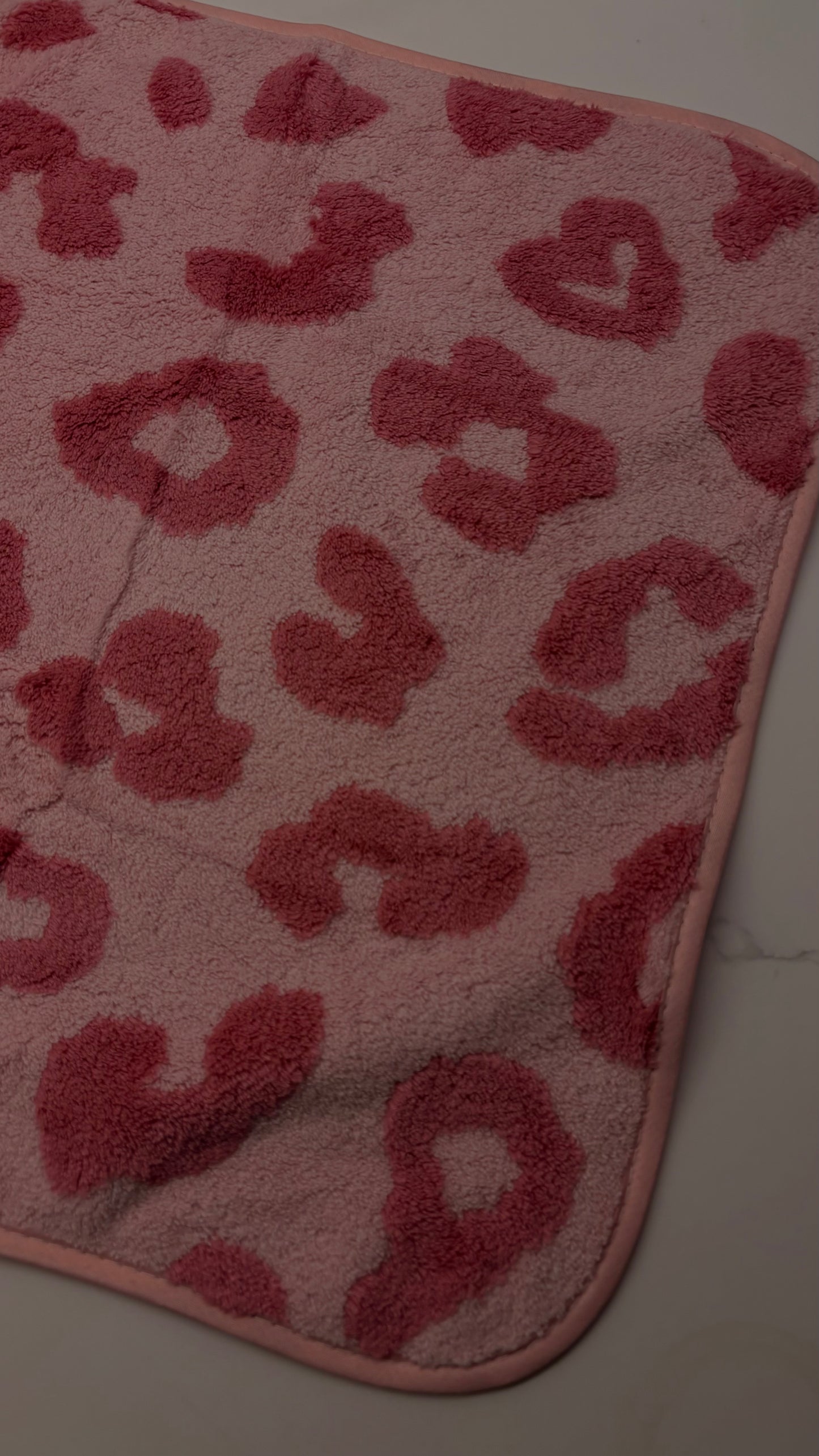 Pink Leopard Print Exclusive Hand Towel
