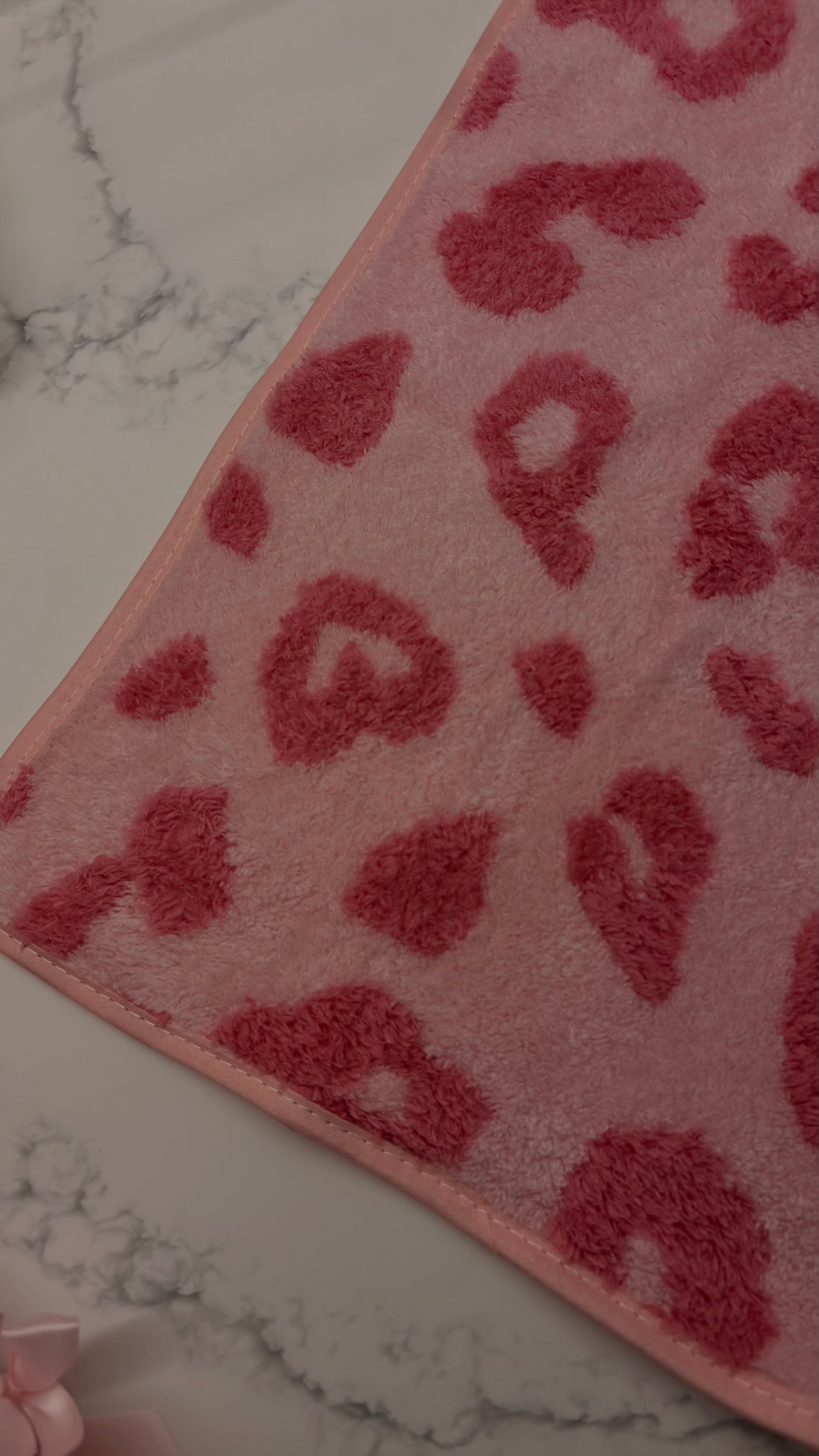 Pink Leopard Print Exclusive Hand Towel