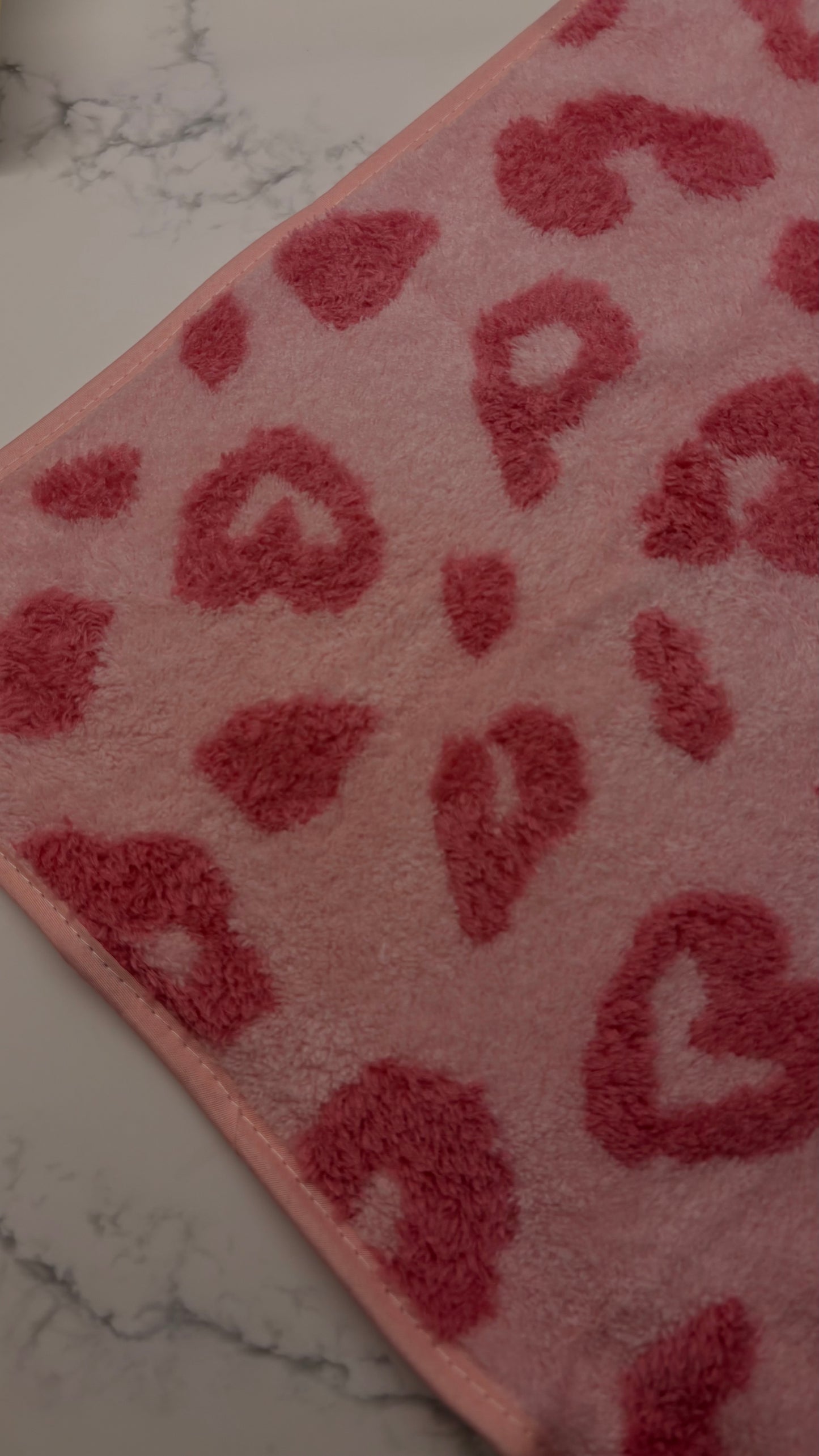 Pink Leopard Print Exclusive Hand Towel