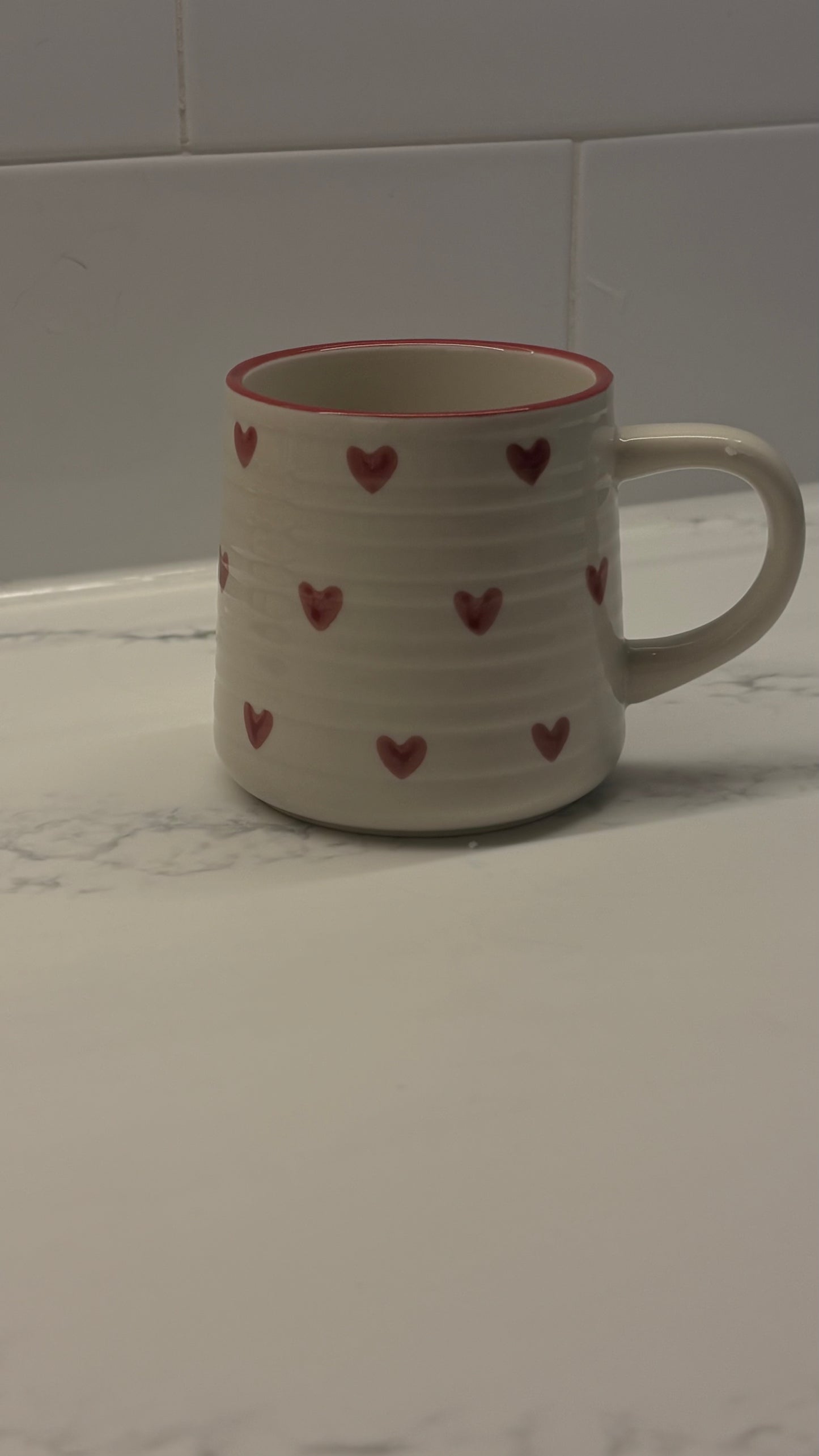 Ceramic Exclusive Mug with Hearts Exclusive