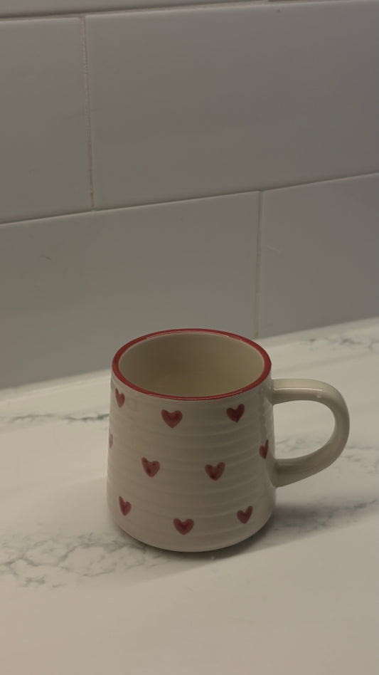 Ceramic Exclusive Mug with Hearts Exclusive