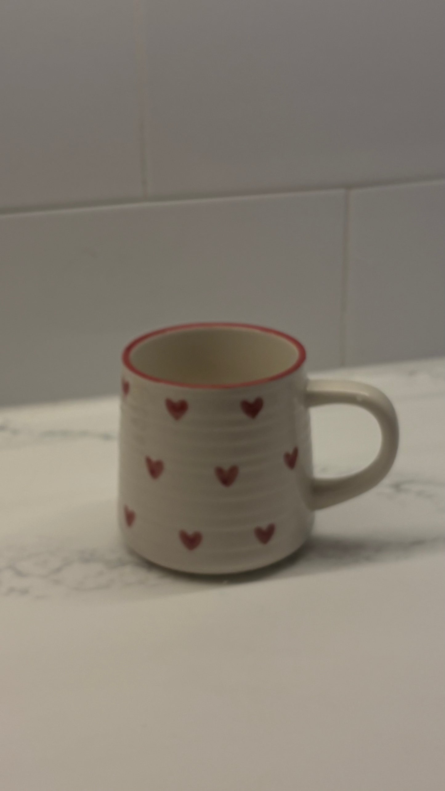 Ceramic Exclusive Mug with Hearts Exclusive