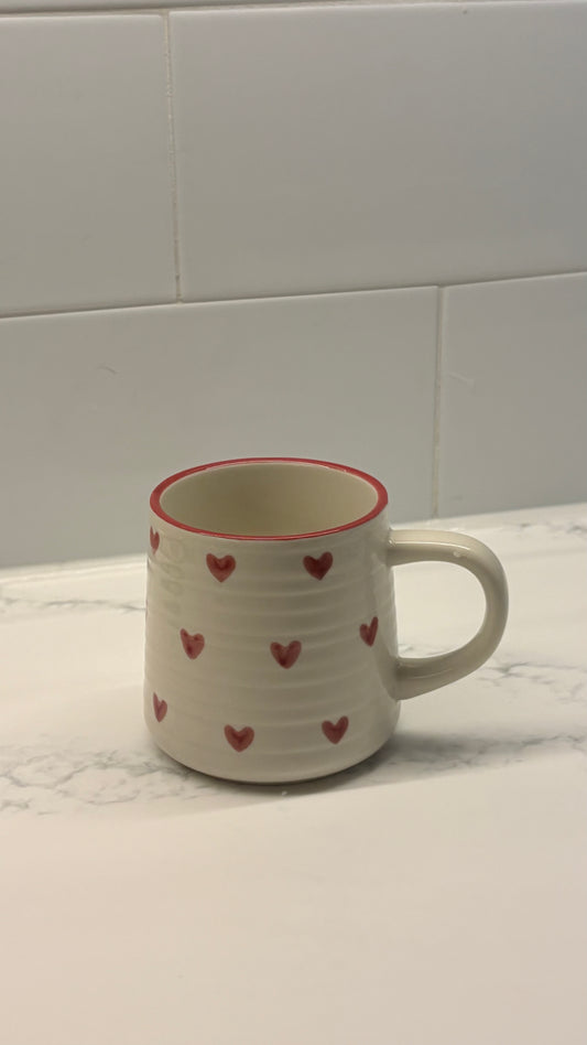 Ceramic Exclusive Mug with Hearts Exclusive