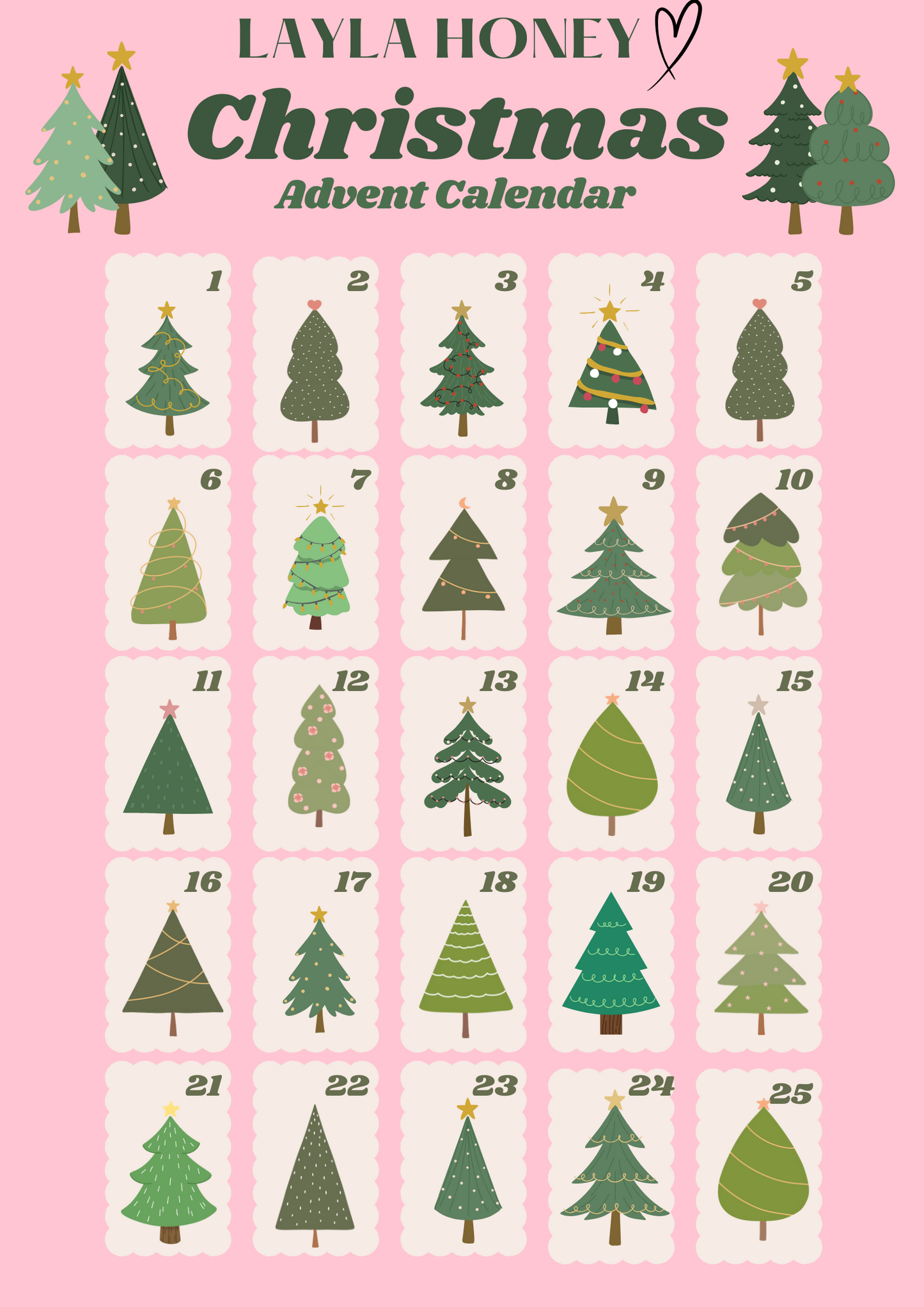 PRE ORDER ADVENT CALENDAR 2025